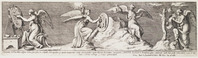 TvB G 3715
<br/>
Schrijfkunst, het waarnemen, de schilderkunst en de beeldhouwkunst
<br/>
<em>Bartoli, Pietro Sante (1615-1700)</em>